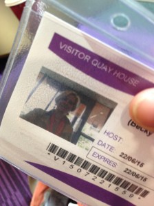 Flattering photo on my ID card.  